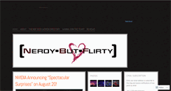 Desktop Screenshot of nerdybutflirty.com
